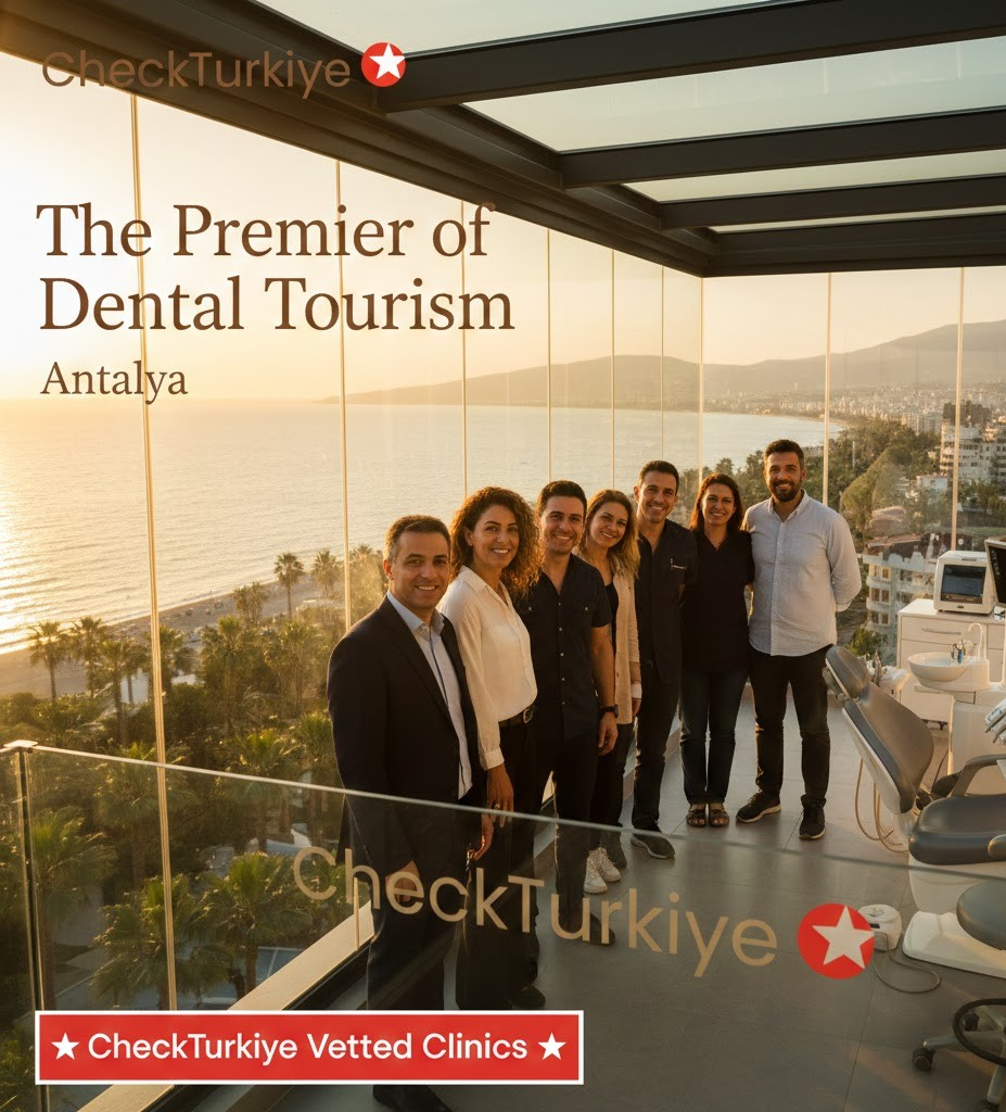 Die Spitze des Zahntourismus: Entdecken Sie die von CheckTurkiye geprüften Premier-Kliniken in Antalya